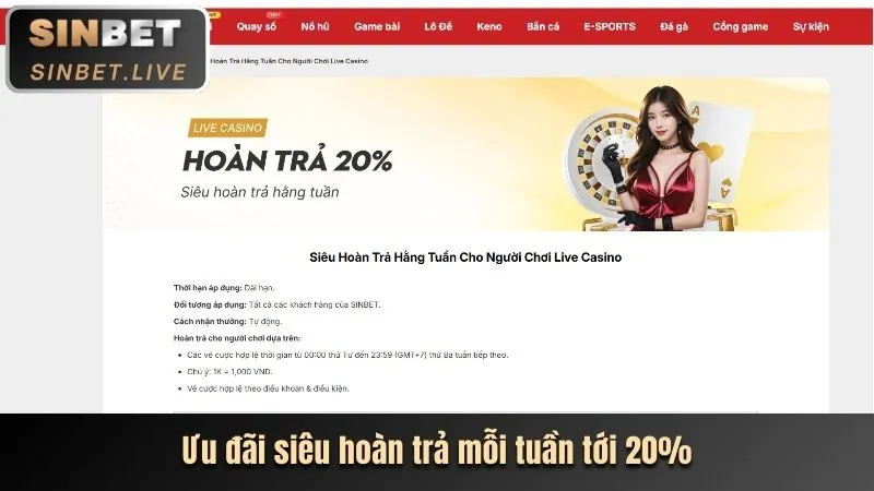 Ưu đãi đặc biệt cho từng sản phẩm tại acb8